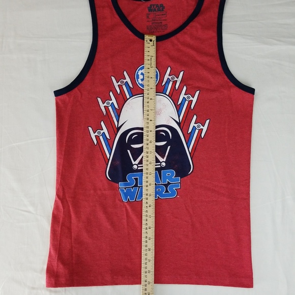 Darth Vader Tie Fighter Star Wars Tank Top License - Picture 8 of 8